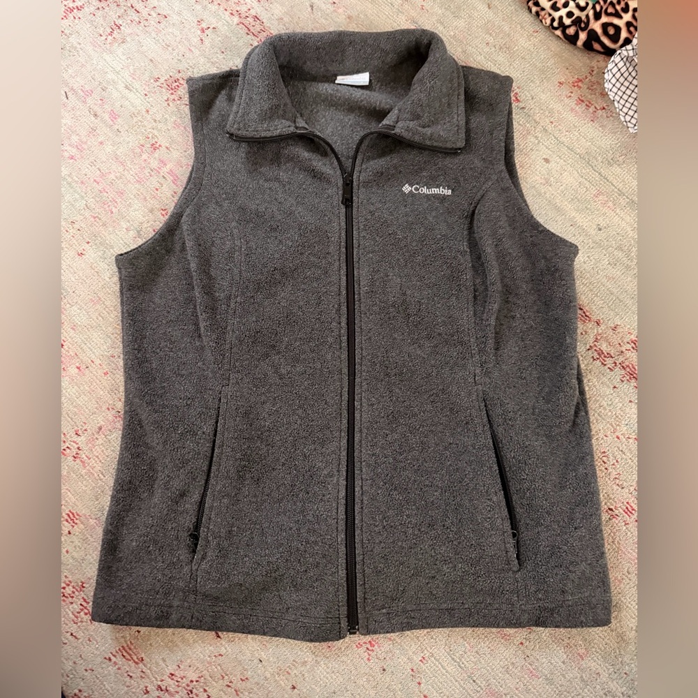 Columbia Charcoal Fleece Vest